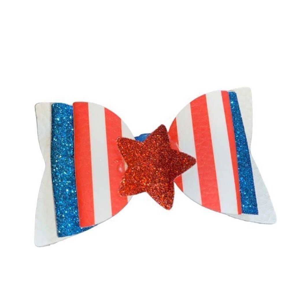 ⭐️5/$10⭐️ American Flag Inspired Hair Bow